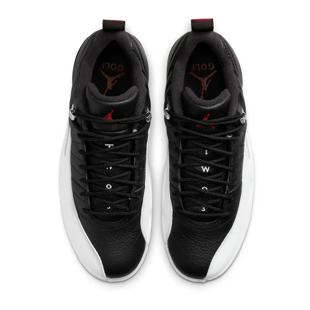 Size 9.5 - [NEW] Men's Nike Air Jordan 12 Low Golf Shoes White DH4120-010